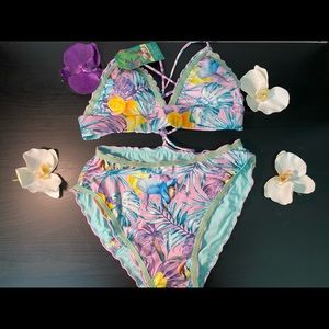 High waist bathing suit 💙